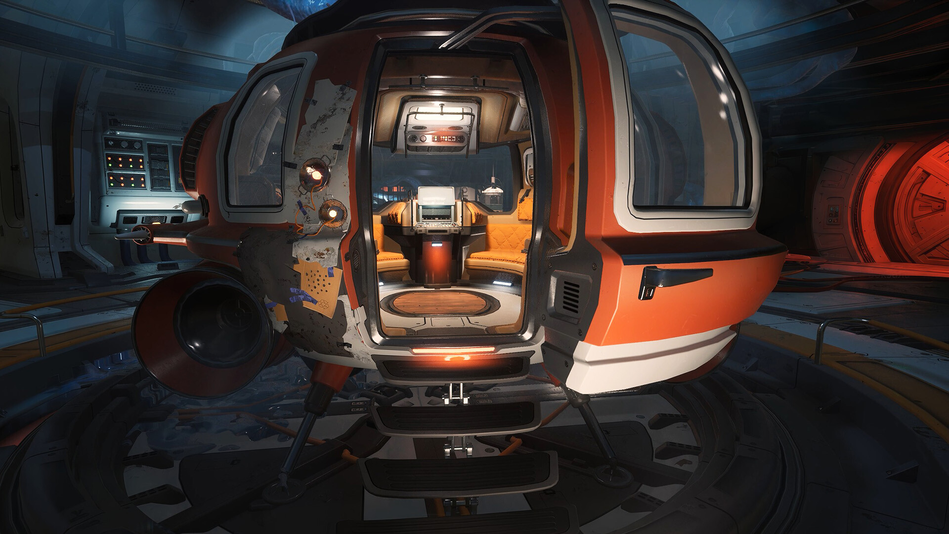 Cargo hold run — batteries in the deep